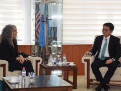 Азийн сангийн Монгол дахь суурин төлөөлөгч Сара Тэйлорийг хүлээн авч уулзав