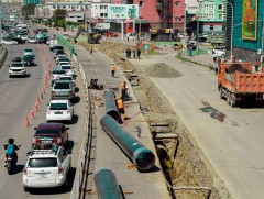 Зуун айлын уулзвараас Сэлбийн гүүр хүртэлх цэвэр усны шугамын угсралтын ажил 40 хувьтай үргэлжилж ..