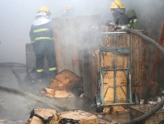 Агааржуулалтын хоолой шатаж, дөрвөн хүн угаартжээ 