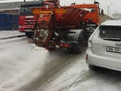 Нийслэлийн хэмжээнд 4030 тонн давс, 6260 тонн бодисын нөөцтэй байна