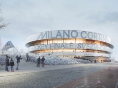 “Милан-кортина 2026” өвлийн олимпын цэнгэлдэх хүрээлэнг барьж байна