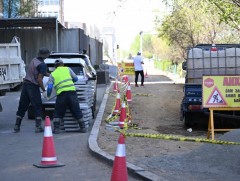 Геологийн төв лабораториос Офицеруудын ордны уулзвар хүртэлх явган хүний замыг шинэчилж байна