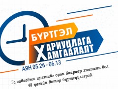 “Бүртгэл-Хариуцлага, хамгаалалт” нөлөөллийн аяныг эхлүүлжээ   