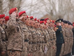 Хугацаат цэргийн алба хаагчдыг бэлтгэлээр халах ёслолын ажиллагаа боллоо