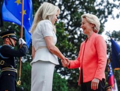 Европын өндөр түвшний удирдагчид Цагаан ордонд хүрэлцэн ирж байна