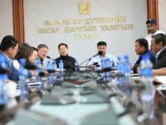 Багануур дүүрэгт нийслэлээс хэрэгжүүлж буй 16 төсөл, хөтөлбөр нийт 60 орчим хувийн гүйцэтгэлтэй ба..