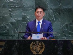 Ерөнхийлөгч У.Хүрэлсүх НҮБ-ын Ерөнхий Ассамблейн 80 дугаар чуулганы Ерөнхий санал шүүмжлэлд үг хэл..