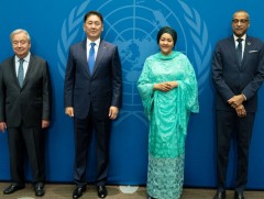 Ерөнхийлөгч У.Хүрэлсүх НҮБ-ын Ерөнхий Ассамблейн 80 дугаар чуулганы Ерөнхий санал шүүмжлэлд оролцо..