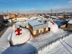 Налайх дүүрэгт монгол өв уламжлал, ёс заншлын өргөө 100 ортой цэцэрлэгийн барилга угсралтын ажил д..