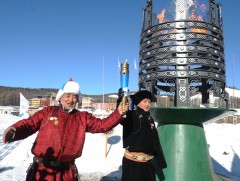Монголын үндэсний спортын өвлийн наадам нээлтээ хийлээ