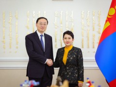 Гадаад харилцааны сайд Б.Батцэцэг БНХАУ-ын Гадаад хэргийн дэд сайдыг хүлээн авч уулзав