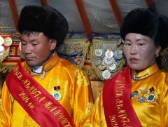 Нөмрөг сумын Дархан-Уул багийн малчин Ж.Өвгөнбадарчийн гэр бүл 