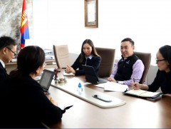 Даян дэлхийн ногоон хөгжлийн институтын төлөөлөгчдийг хүлээн авч уулзав