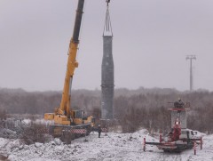 Дүүжин замын тээвэр төслийн 19 тулгуур баганыг бүрэн суурилуулж дууслаа