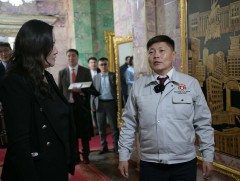 Хотын дарга Х.Нямбаатар Хүүхдийн урлан бүтээх төвд ажиллалаа