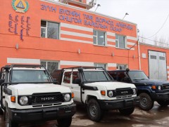 Засгийн газрын нөөц сангаас Дорнодын гурван суманд автомашин олголоо