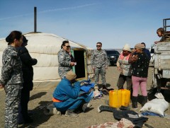 Малчин өрхийн хаваржилтын нөхцөл байдалтай танилцаж, санал солилцов