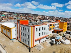 640 хүүхдийн суудалтай сургуулийн барилга угсралтын ажил 80 хувийн гүйцэтгэлтэй үргэлжилж байна