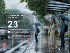 ЦАГ АГААР: Улаанбаатарт өдөртөө 23 хэм дулаан
