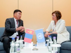 Сайд Ц.Идэрбат НҮБ-ын ХХААБ-ын Ерөнхий захирлын орлогч Бет Бекдолтой санал солилцов